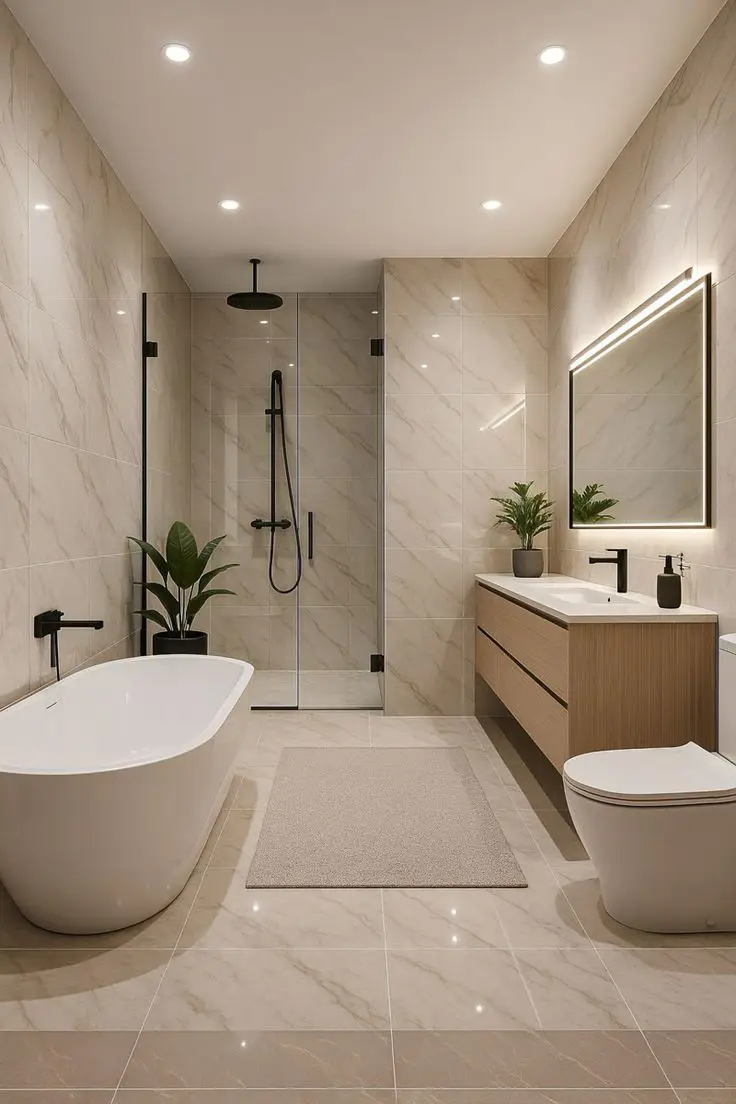 Modern Grey Bathroom