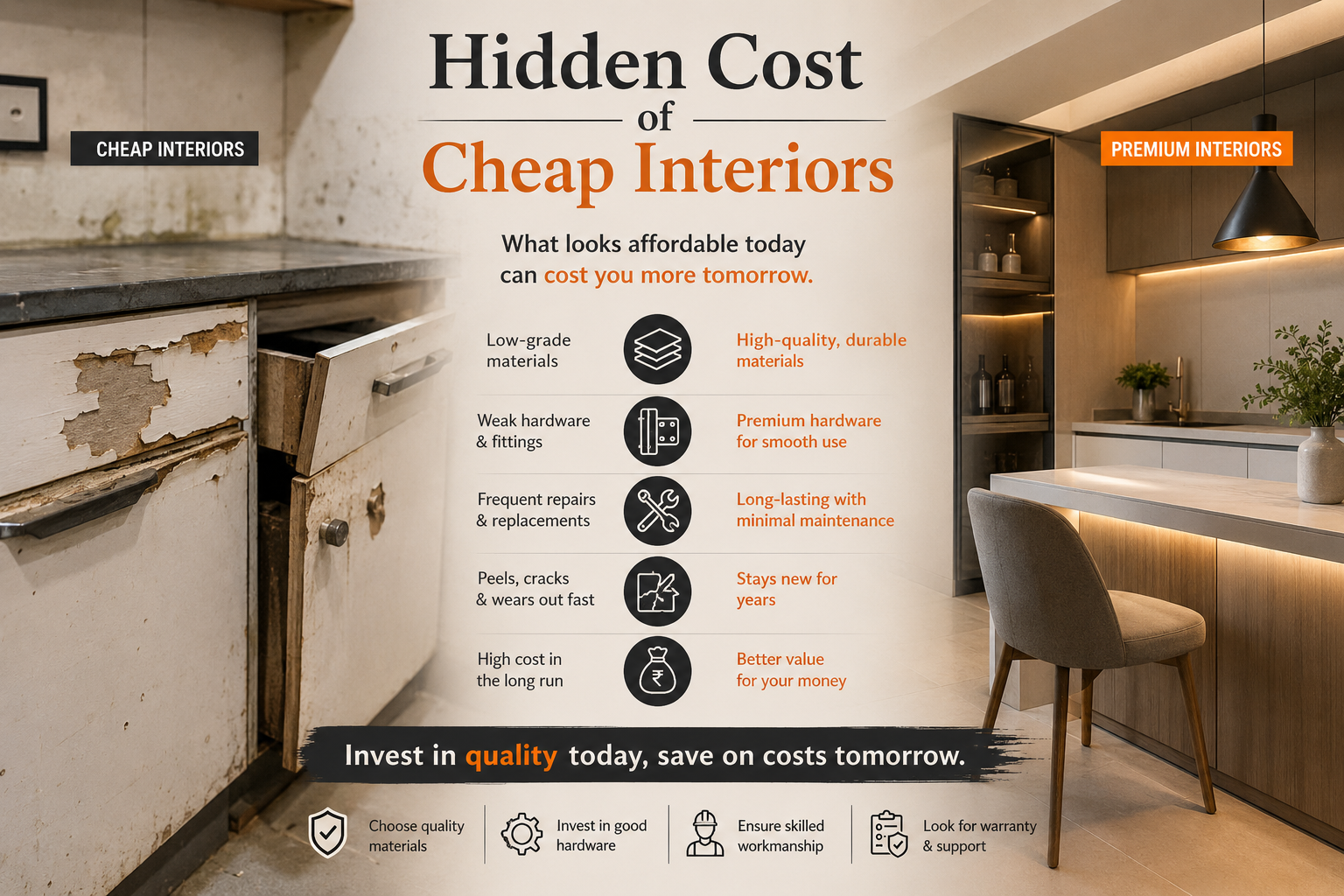 Hidden Cost of Cheap Interiors: What Every Homeowner Should Know