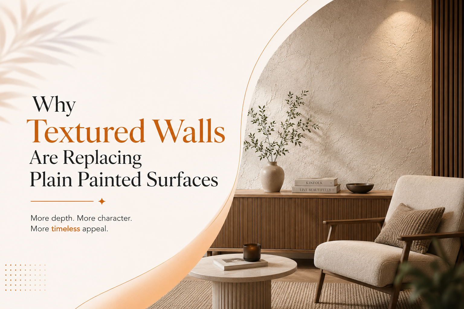 Why Textured Walls Are Replacing Plain Painted Surfaces