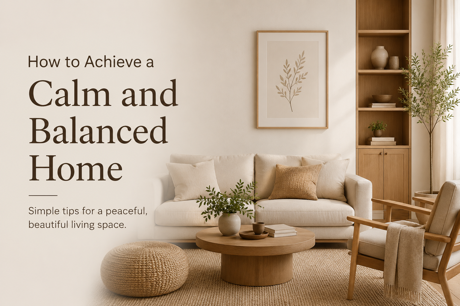 How to Achieve a Calm and Balanced Home